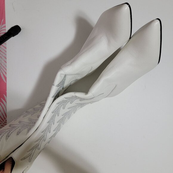 NEW Daniel x Diamond The Tall T Boot Womens 9 Cowgirl Bling Country Western Glam - Picture 7 of 14